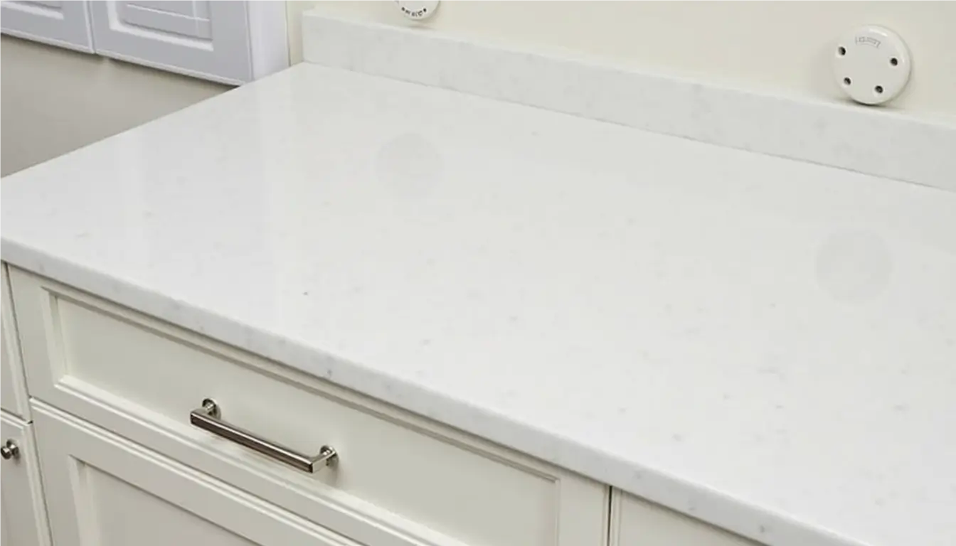 White Quartz Kitchen Countertops